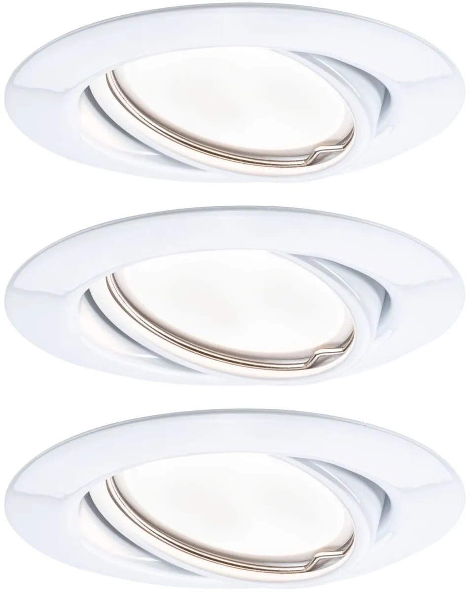 Paulmann LED Coin Basisset 3x5W 370lm 90mm