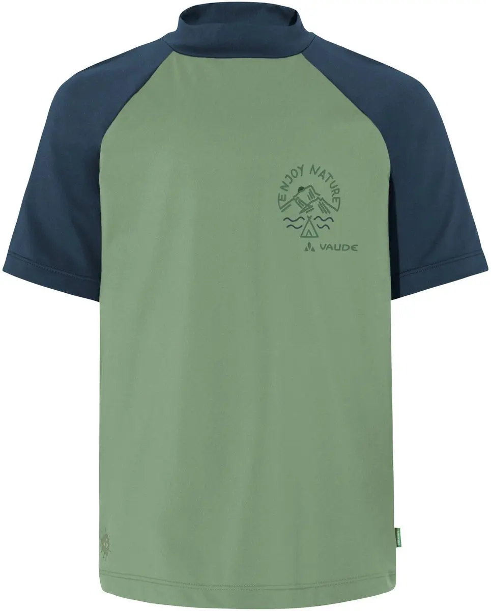 Vaude Solaro Iii T-shirt Met Korte Mouwen Groen 104 cm Jongens