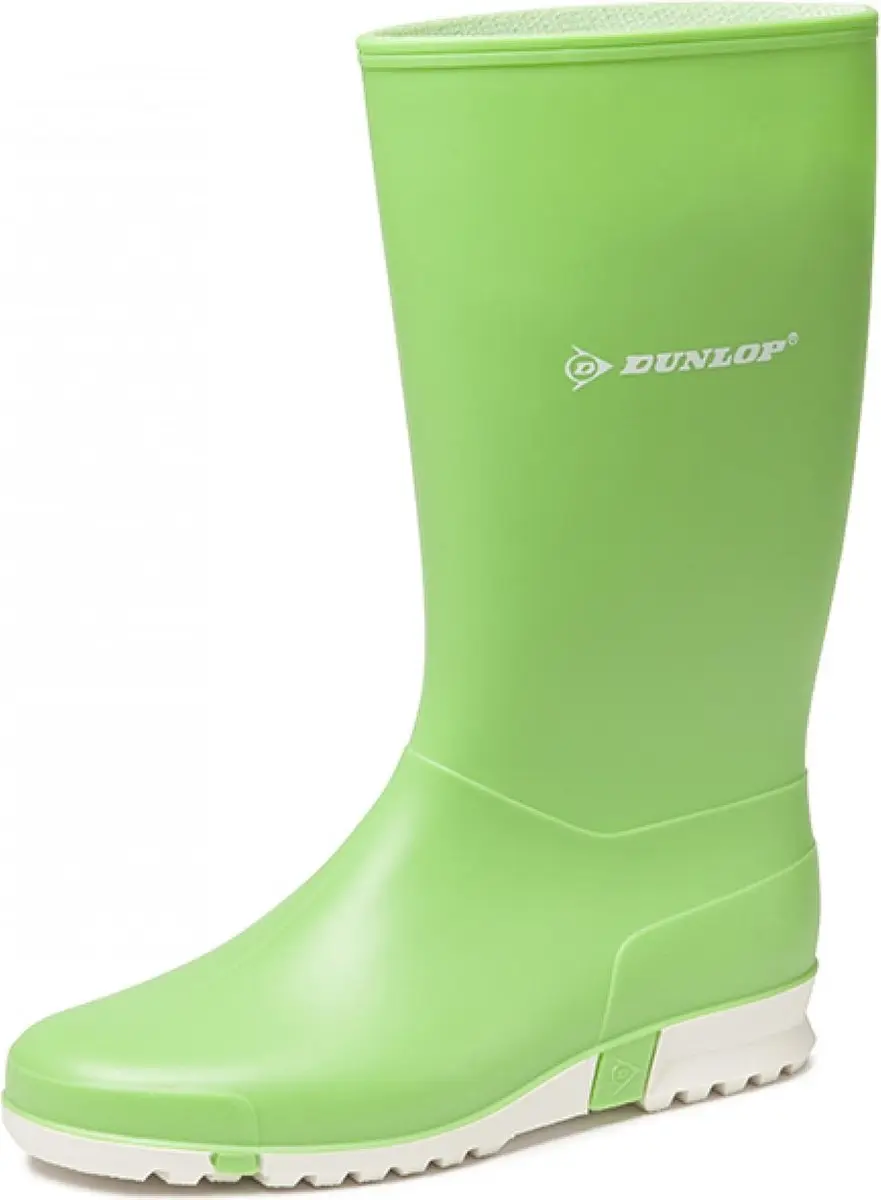Dunlop regenlaars sport lichtgroen