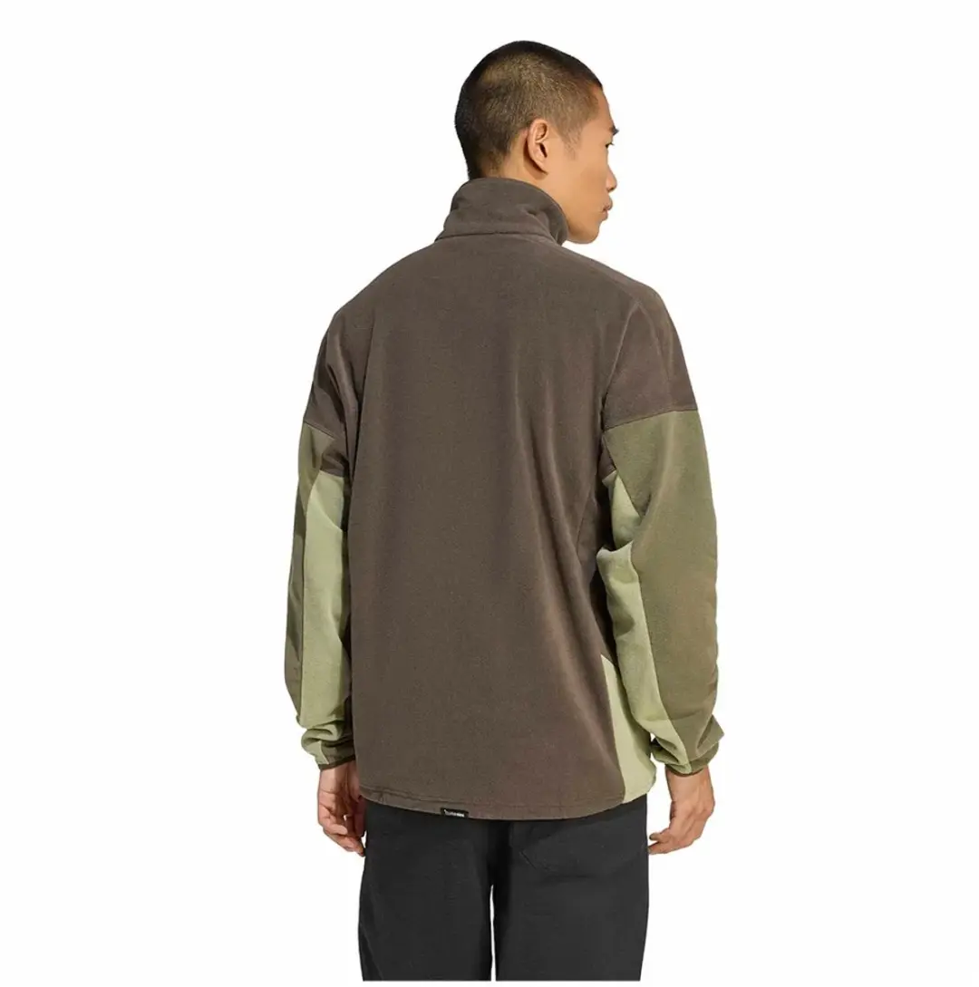 adidas Terrex Multi Climawarm Fleece Anorak Heren - Groen - afbeelding 2 van 6