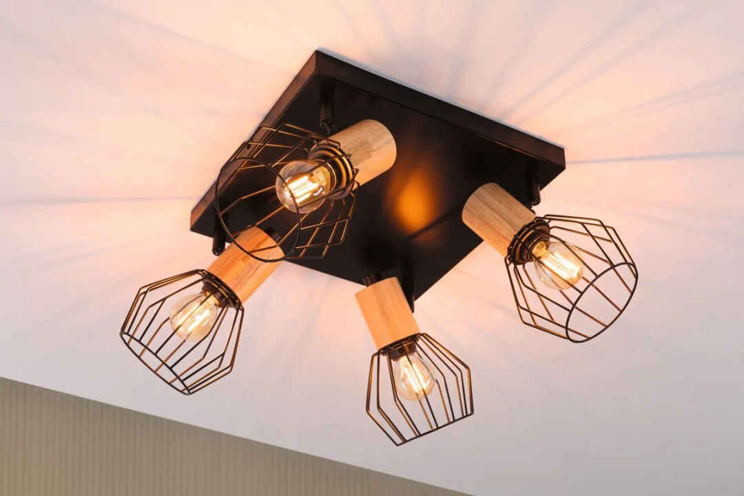 Paulmann Spotlight Lanka E14 4x20W Dimbare Spot - 38cm - Zwart - afbeelding 6 van 6
