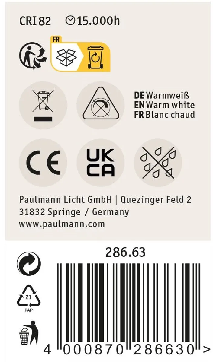 Paulmann Regula II LED-spiegellamp 4-vlammig - 4x220lm - Chroom