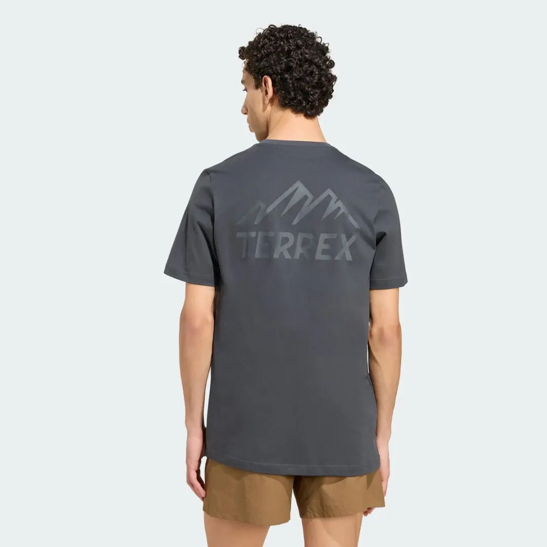 adidas Terrex Mountain Graphic T-Shirt - Grijs - afbeelding 5 van 6