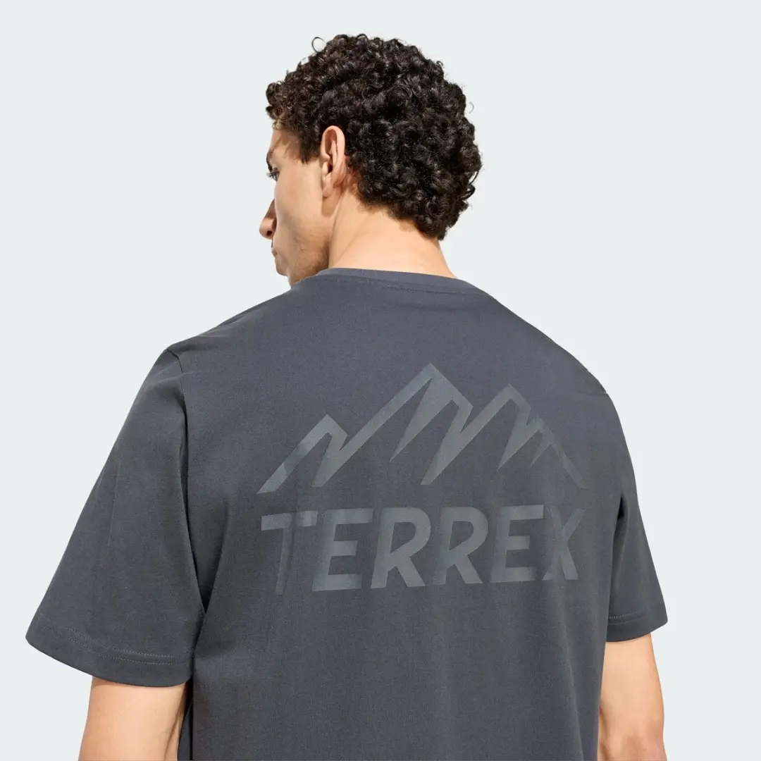 adidas Terrex Mountain Graphic T-Shirt - Grijs - afbeelding 4 van 6