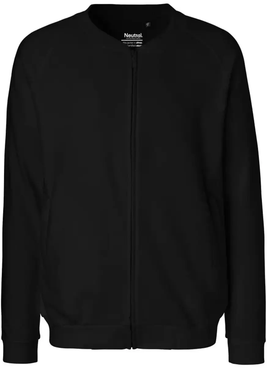 Neutral Unisex Jacket With Zip NE73501 - Black - S