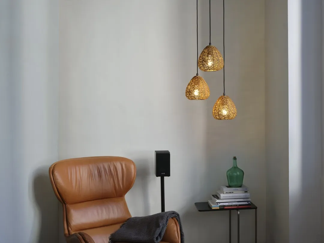 Osram Decor Paper Drop Plate Hanglamp - 3xE27 - Beige - afbeelding 6 van 6