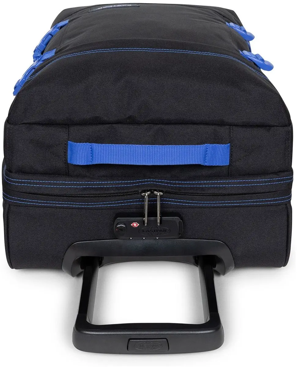 Eastpak Tranverz S Trolley 42L - Zwart/Elektrisch Blauw - afbeelding 3 van 6