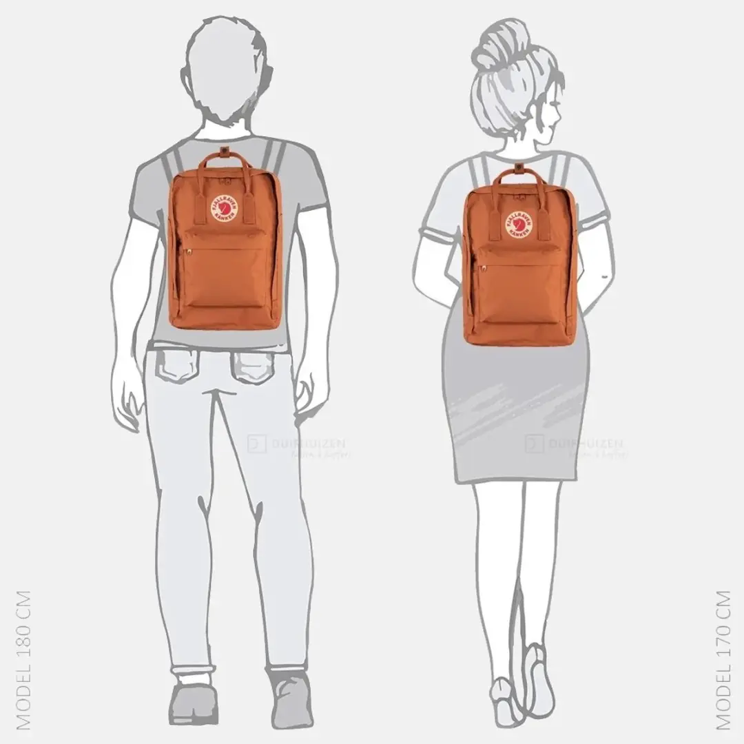 Fjällräven Kånken Laptoprugzak 20L - Terracotta Brown - afbeelding 4 van 6