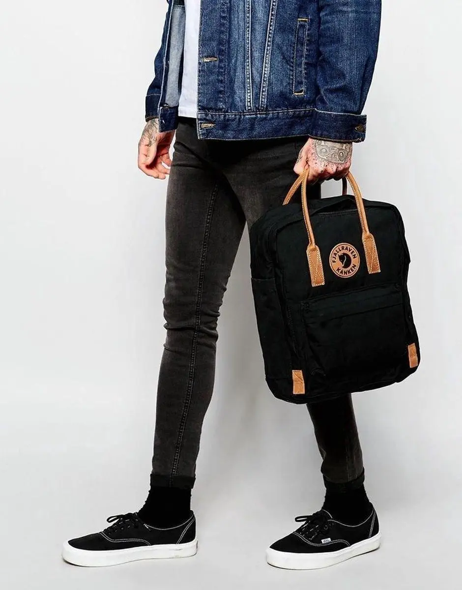 Fjällräven Kånken No. 2 Rugzak - 16L - Zwart - afbeelding 5 van 6