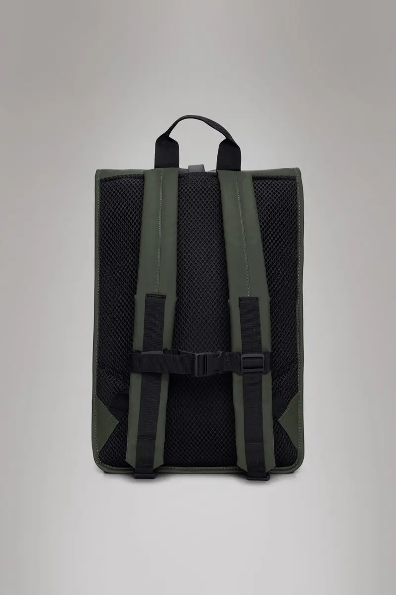 Rains Rolltop Rugzak W3 Large - Groen - afbeelding 4 van 6