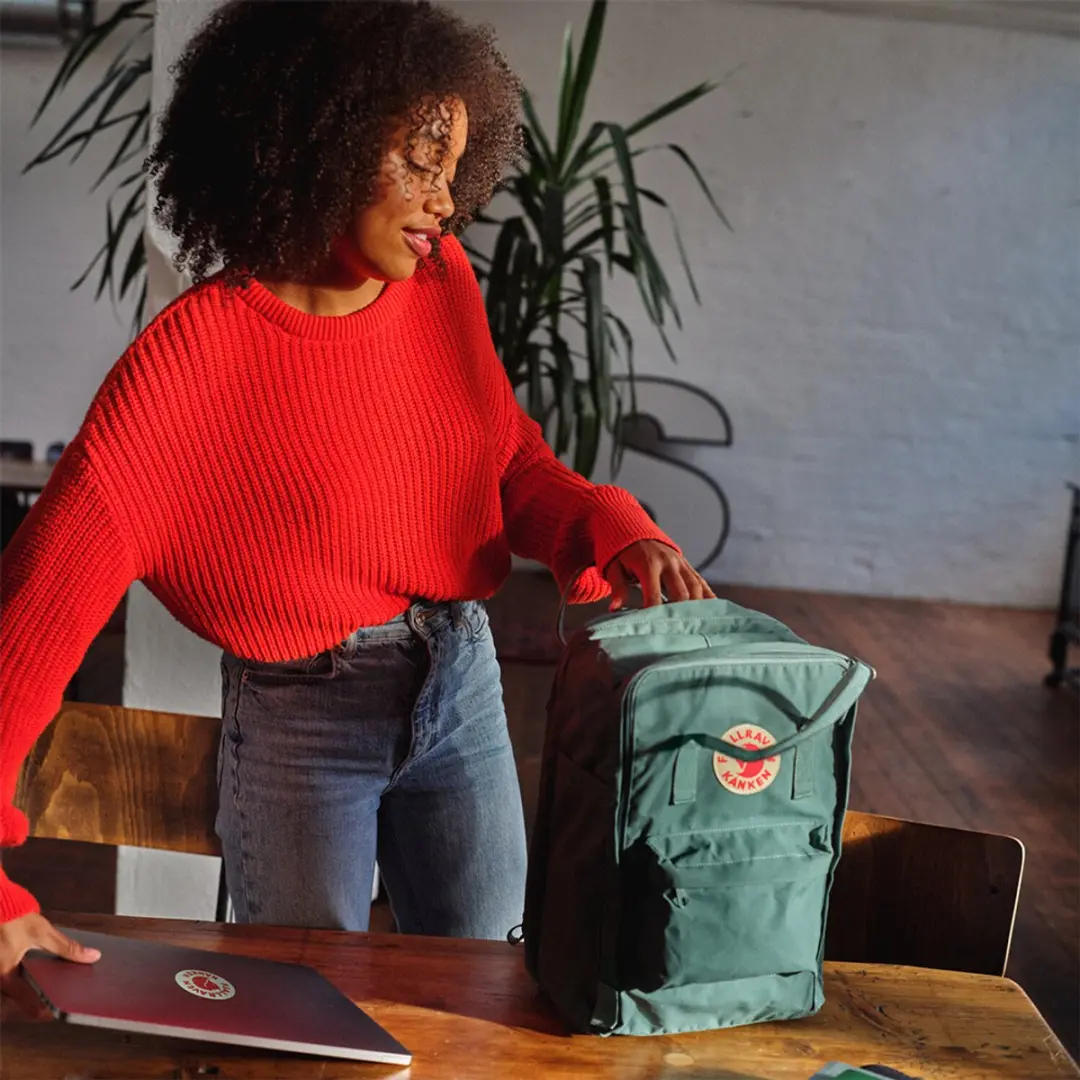 Fjällräven Kånken Laptop Rugzak 18L - Frost Green - afbeelding 6 van 6