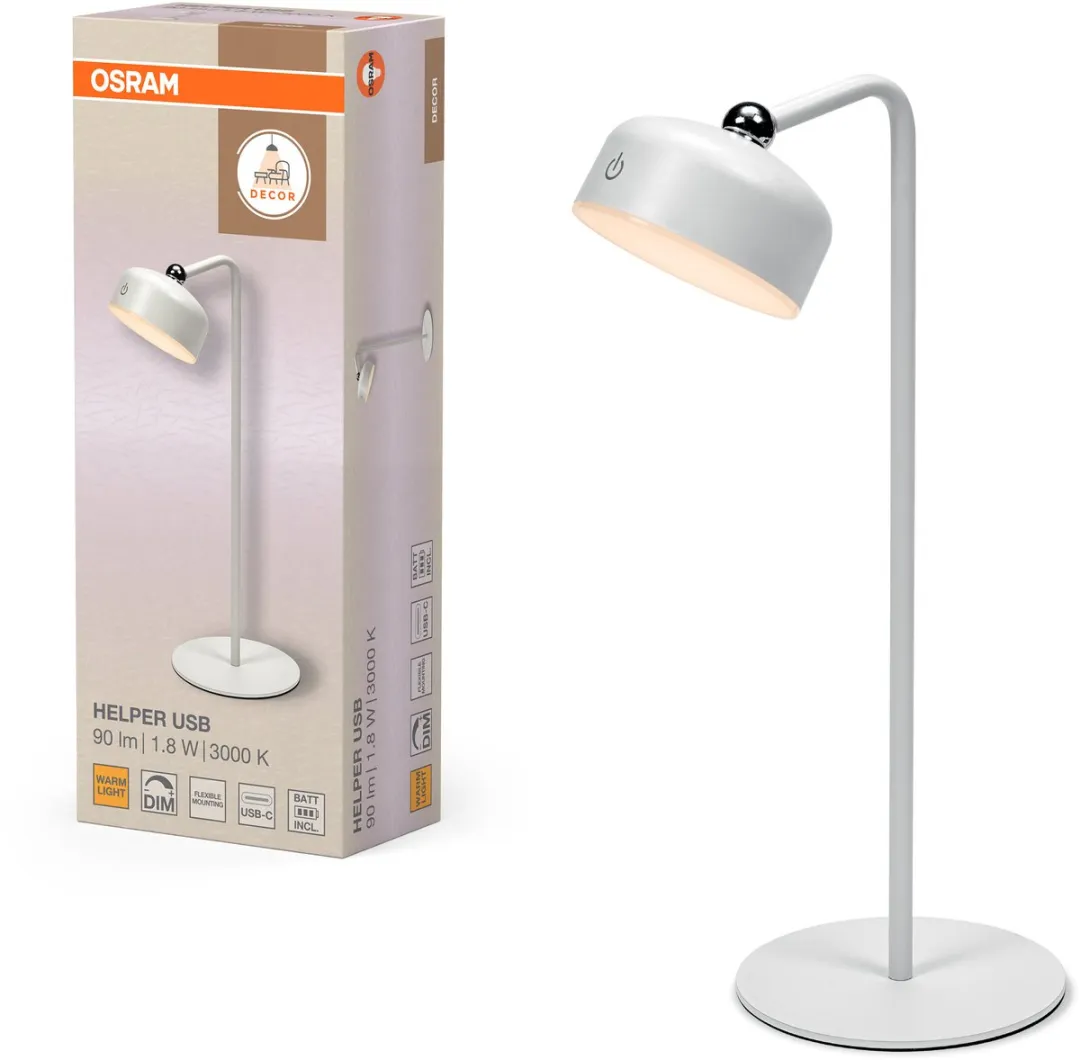 Osram Decor Helper Gadget 830 USB White LED-lamp - 3000K Warm Wit