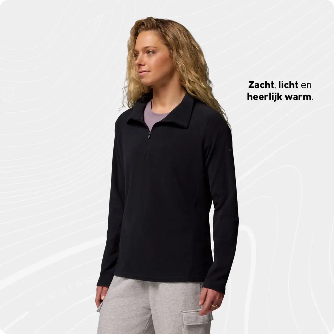 Columbia Glacial Fleece Trui Dames - Zwart - afbeelding 3 van 6