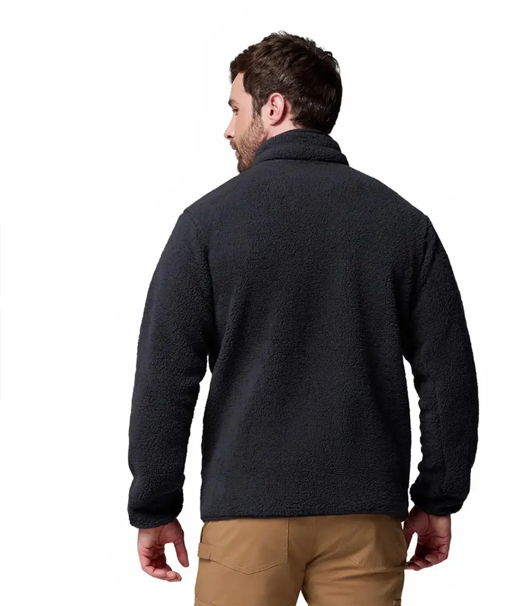 Columbia Rugged Ridge High Pile Fleecejack Heren - Zwart - XL - afbeelding 5 van 6