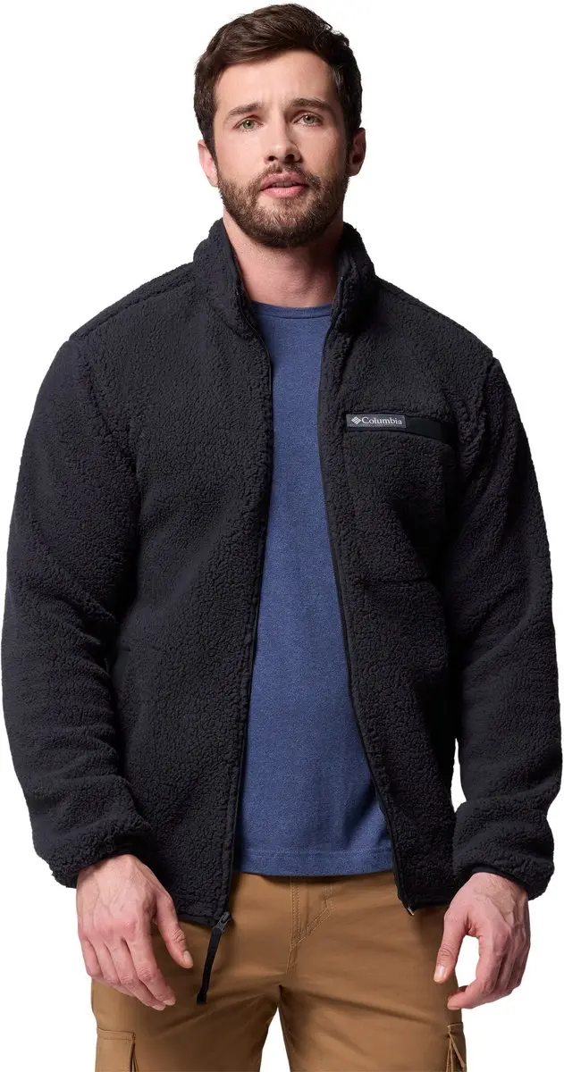 Columbia Rugged Ridge High Pile Fleecejack Heren - Zwart - XL - afbeelding 3 van 6