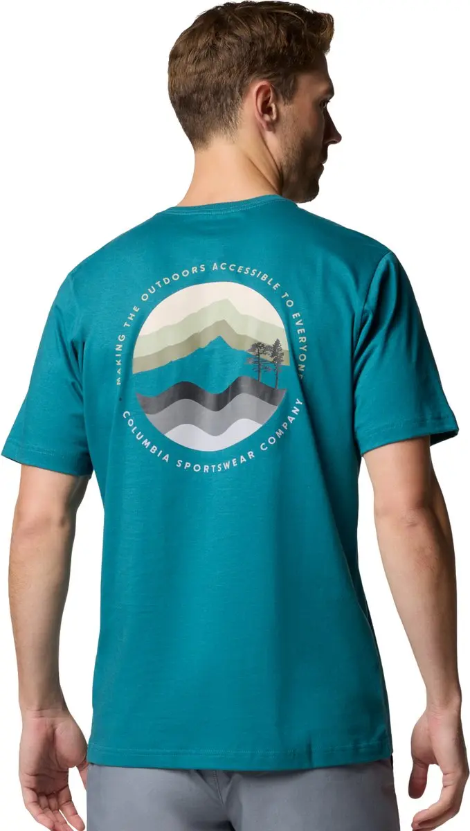 Columbia Kettle River Outdoor Tee Heren T-shirt - Groen - M - afbeelding 3 van 5