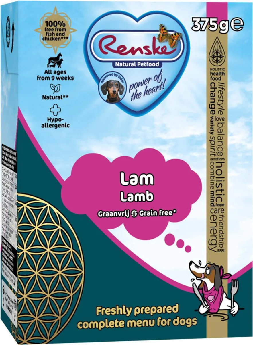 Renske Vers Graanvrij Tetra Lam 375g - 12 Stuks