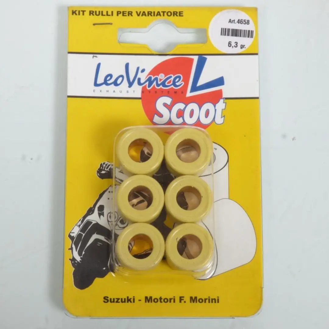 Variateurrol Leovince voor Scooter Hyosung 50 SF 2000 tot 2006 17x12 6.3Grs Nieu