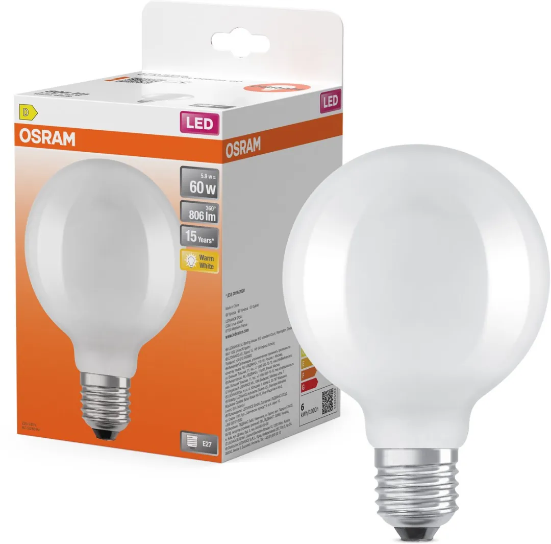 Osram LED Star Globe G95 60 Filament - 5,9W 806lm Mat
