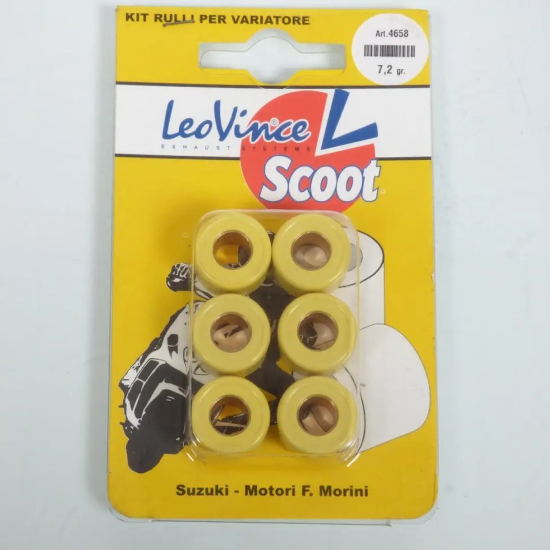 Variateurrol Leovince voor Scooter Hyosung 50 SF 2000 tot 2006 17x12 7.2Grs Nieu