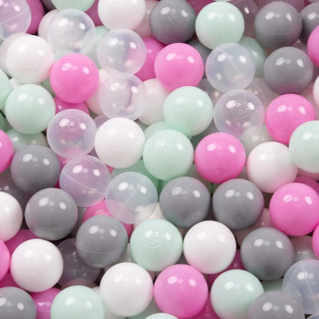 KiddyMoon Ballenbad 90x30cm - 200 Ballen ∅7cm