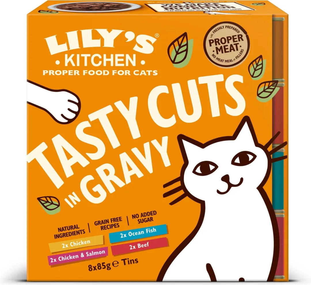 Lily's Kitchen Tasty Cuts In Gravy Kattenvoer - 8x85g
