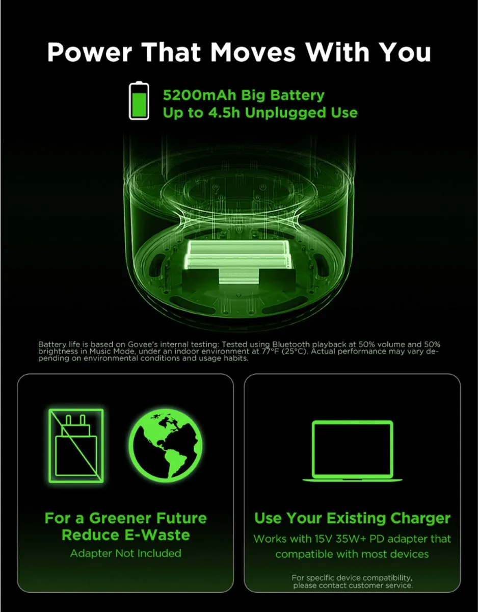 Govee Table Lamp 2 Pro (Sound by JBL)