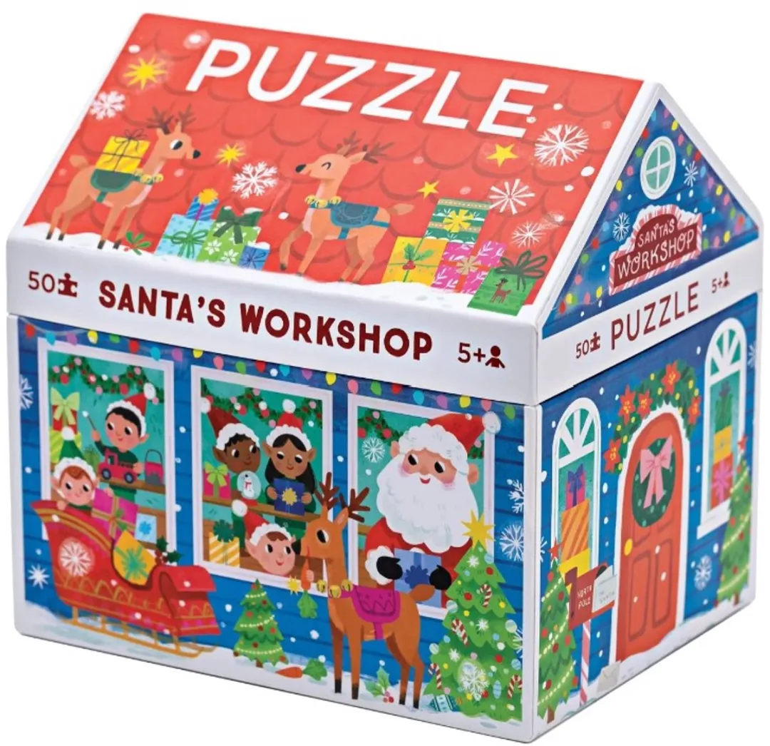Crocodile Creek Santa's Workshop Puzzel 50 Stuks