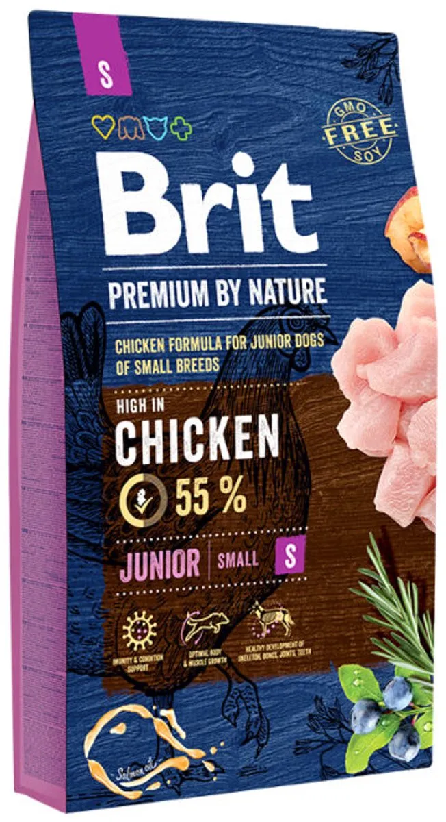 Brit Premium By Nature Junior S Hondenvoer 3kg