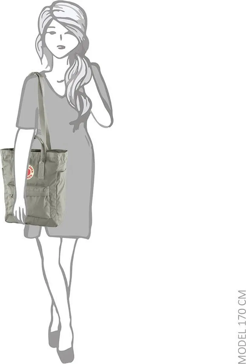 Fjällräven Kånken Totepack Tas 14L - Fog - afbeelding 5 van 6