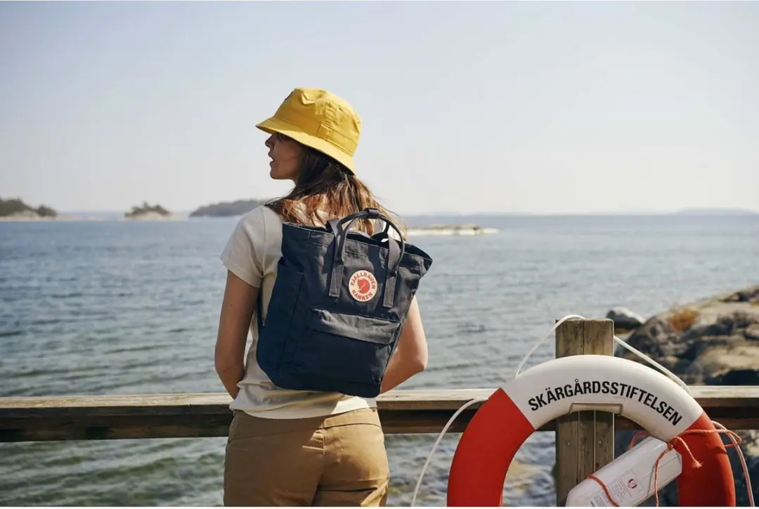 Fjällräven Kånken Totepack Rugzak - 14L - Sky Blue - afbeelding 3 van 6