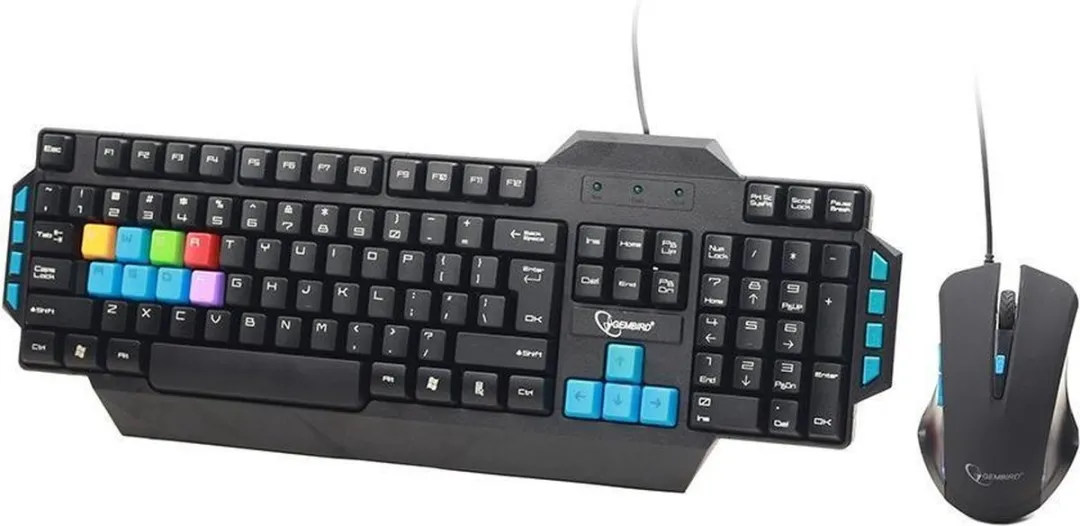 Gembird KBS-UMG-01 Gaming Toetsenbord & Muis - 6 Knoppen - Zwart - afbeelding 2 van 4