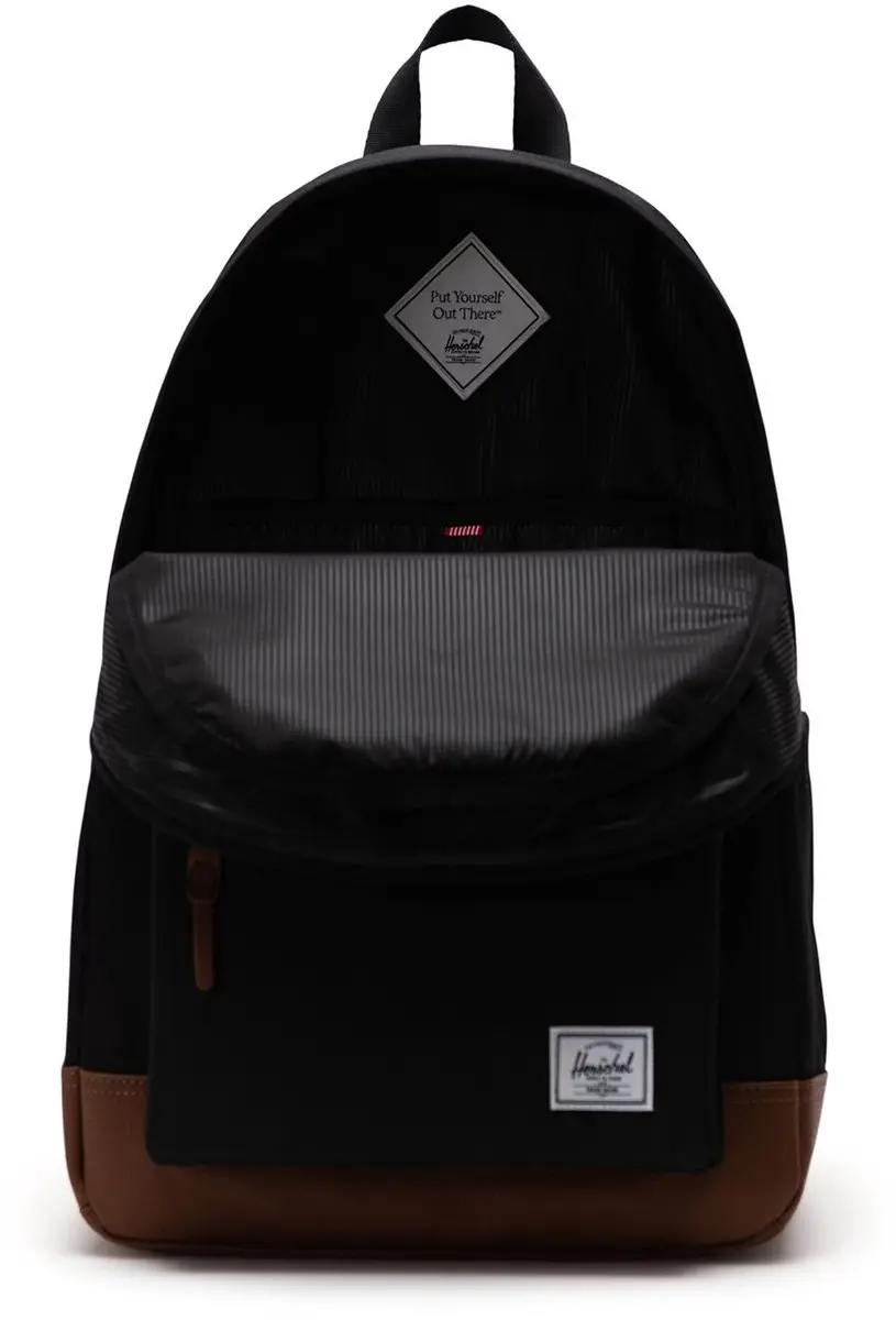 Herschel Heritage Rugzak - 24L - Zwart/Bruin - afbeelding 5 van 6