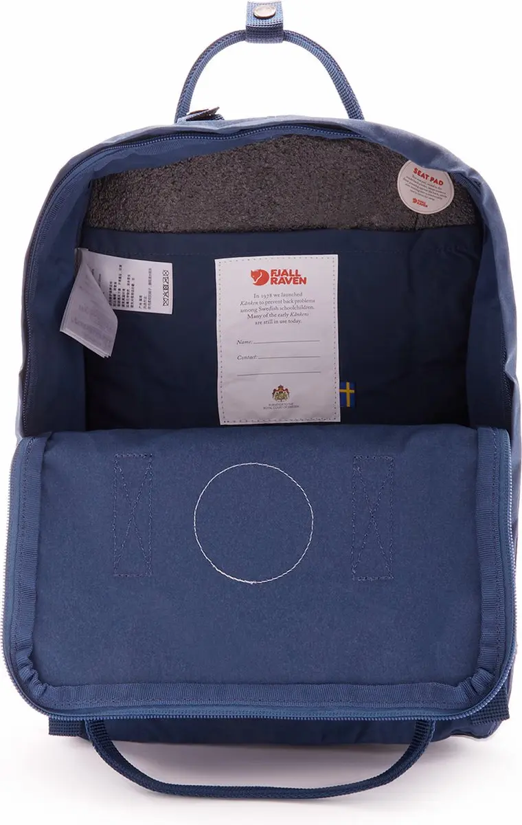 Fjällräven Kånken Rugzak - 16L - Royal Blue - afbeelding 4 van 6