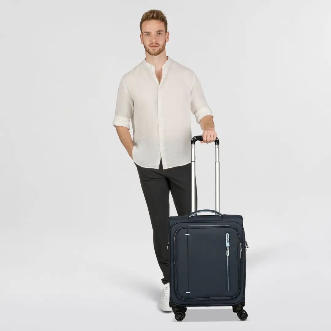 American Tourister Cloudrider Koffer - 43.5 l - Sky Navy - afbeelding 3 van 6
