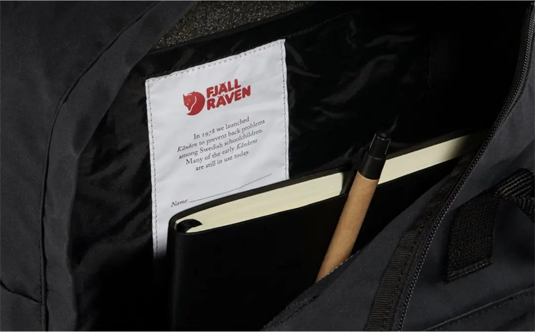 Fjällräven Kånken Rugzak 16L - Super Grey - afbeelding 5 van 6