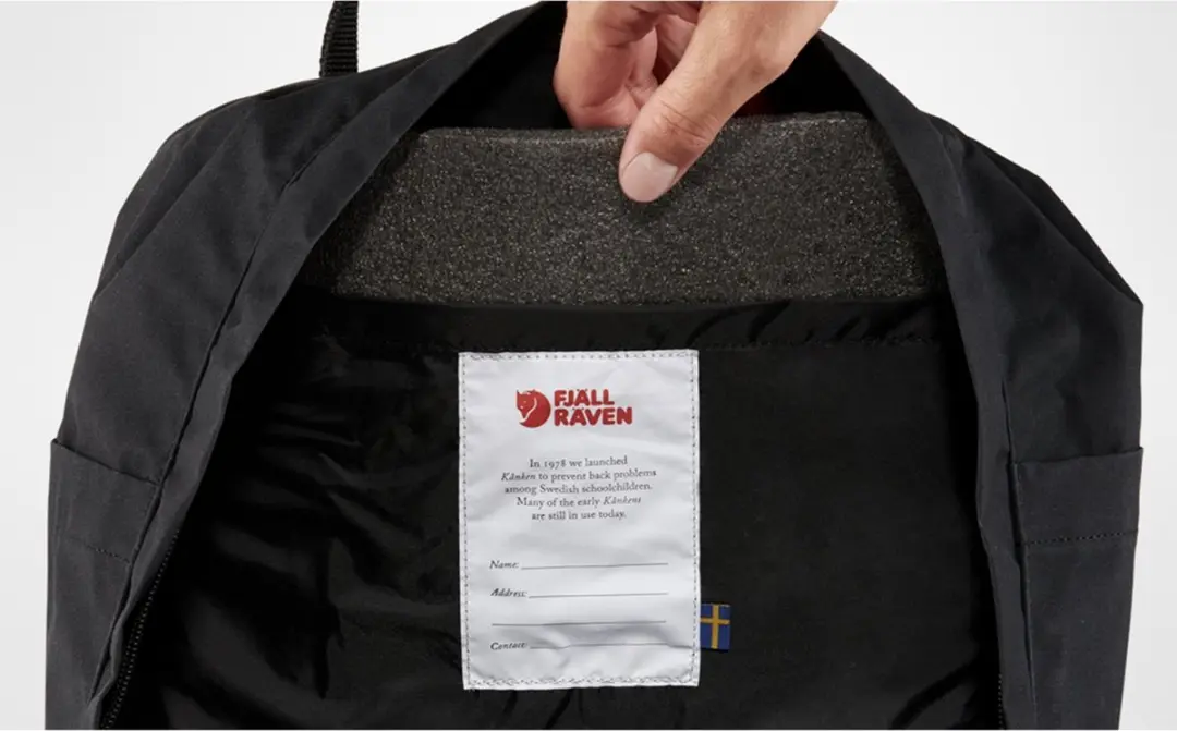 Fjällräven Kånken Rugzak 16L - Super Grey - afbeelding 3 van 6