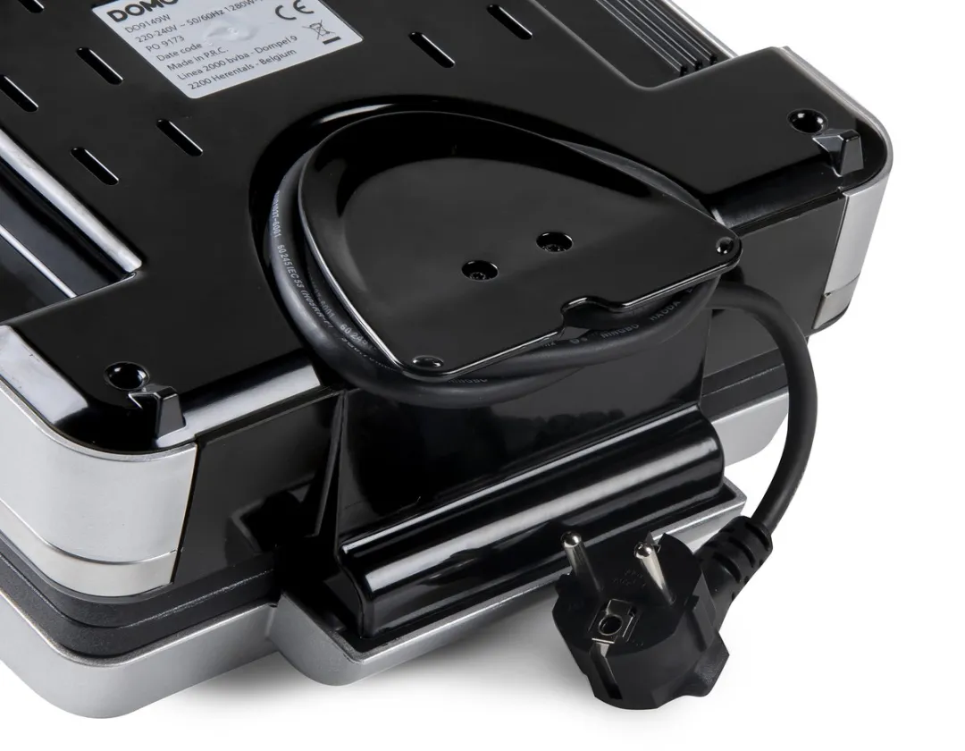 Domo DO9149W Wafelijzer - 1400W - 2 Platen