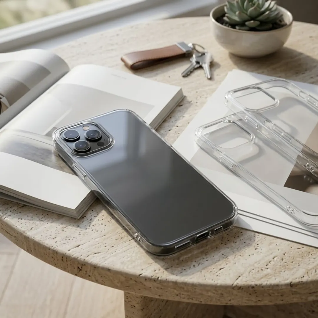 NUVEX Transparant Hoesje Set iPhone 13 Pro - 3 Stuks
