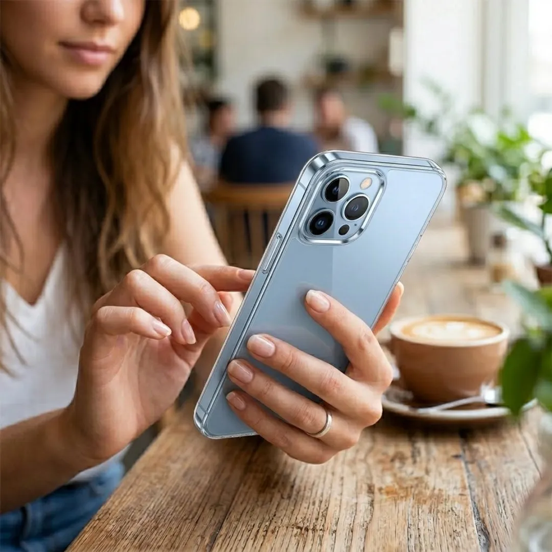 NUVEX Transparant Hoesje Set iPhone 13 Pro - 3 Stuks