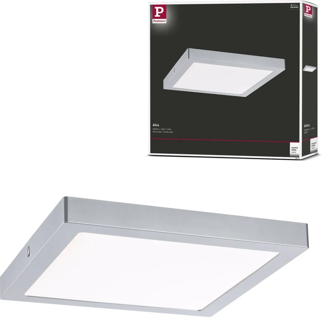 Paulmann LED-paneel Abia 22W 2000lm 4000K