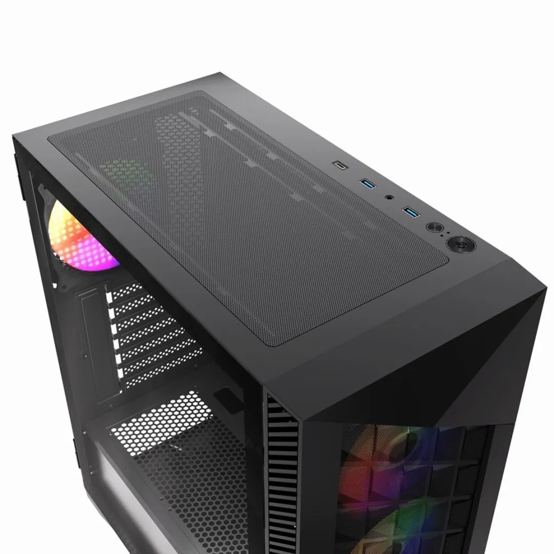 Gembird Fornax 900 ARGB PC Behuizing - Midi Tower - ARGB Verlichting