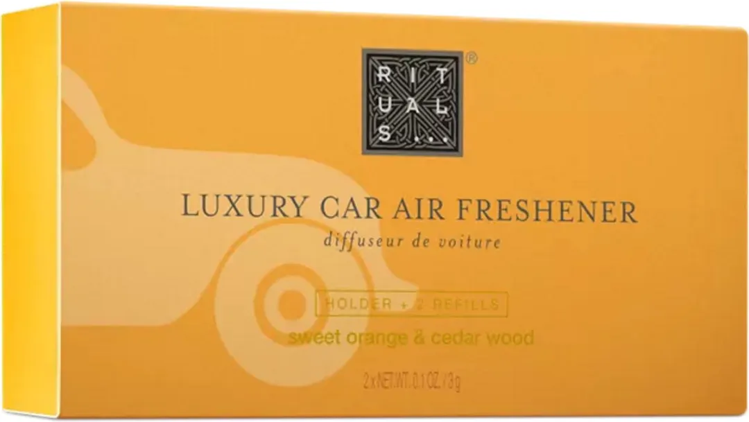 Rituals Auto Parfum Refill 3g - Houten Houder - o.a. Ritual of Mehr