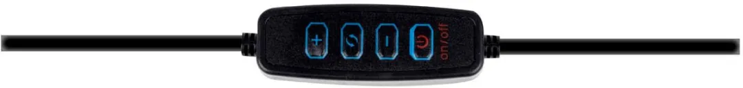 Grundig Ringlamp met Statief - Ringlight 25cm - TikTok Lamp LED - 14 Lichtstanden - USB - Tripod