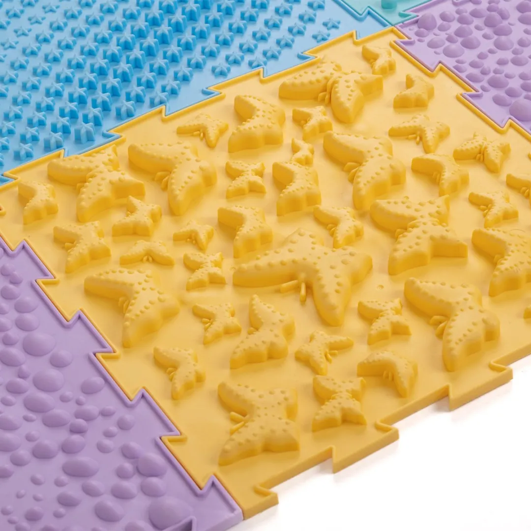KiddyMoon Sensorische Puzzelmat TPE Schuim - 9 Kleurrijk - afbeelding 6 van 6