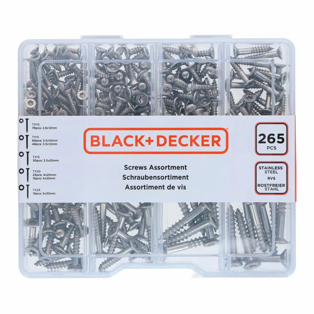 BLACK+DECKER Torx Schroevenkit T10