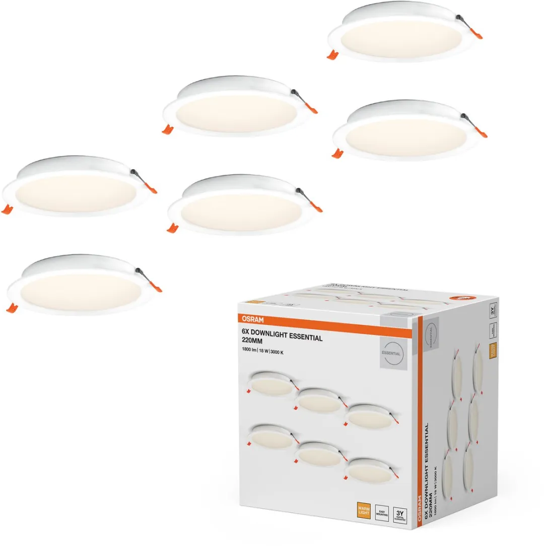 Osram Essential Downlight 220mm 18W
