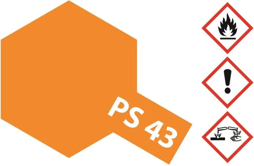 Tamiya PS-43 Spuitverf 100ml - Oranje/Doorschijnend