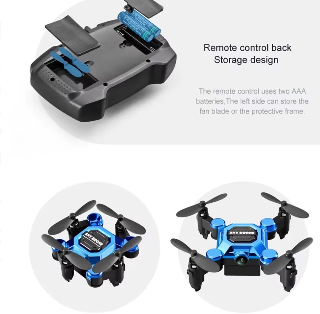 MINI Drone met 4K HD Camera - Afstandsbediening - Oplaadbaar