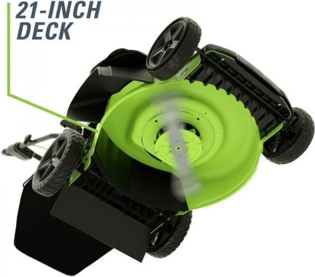 Greenworks 60V Accu Grasmaaier 46cm - 2x2Ah - 55L